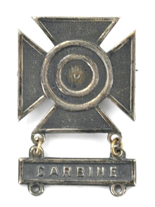 US WW2 Sterling Silver Marksman Badge