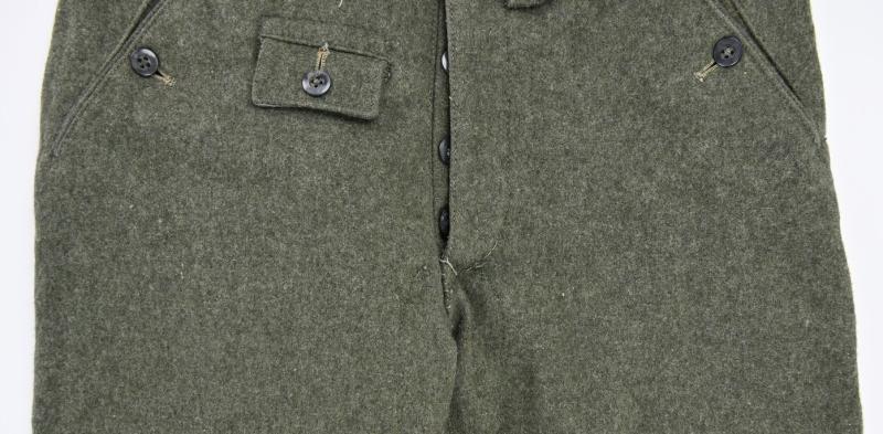 German WH/SS M43  EM Combat Trousers