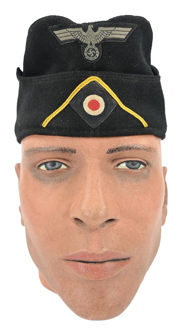 German WH Panzer Side Cap for Aufklärung/Reconnaissance Troops