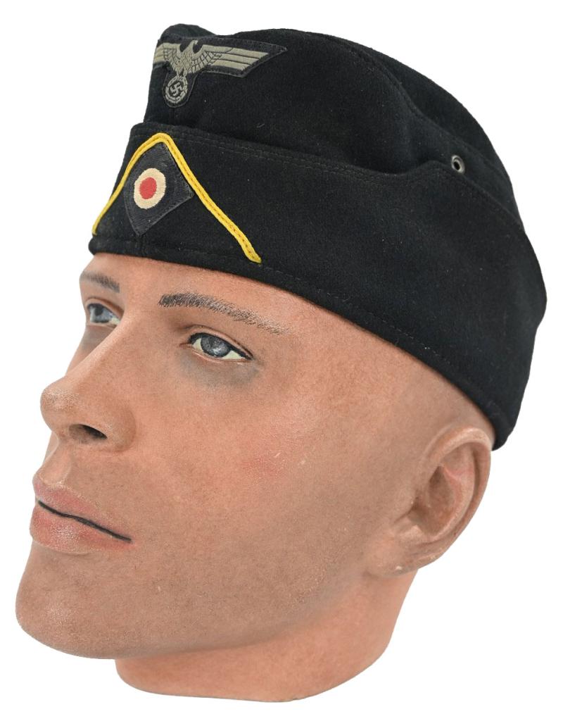 German WH Panzer Side Cap for Aufklärung/Reconnaissance Troops