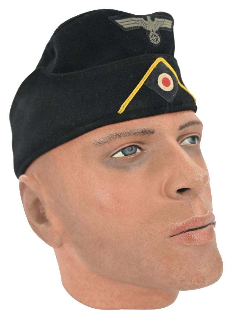 German WH Panzer Side Cap for Aufklärung/Reconnaissance Troops