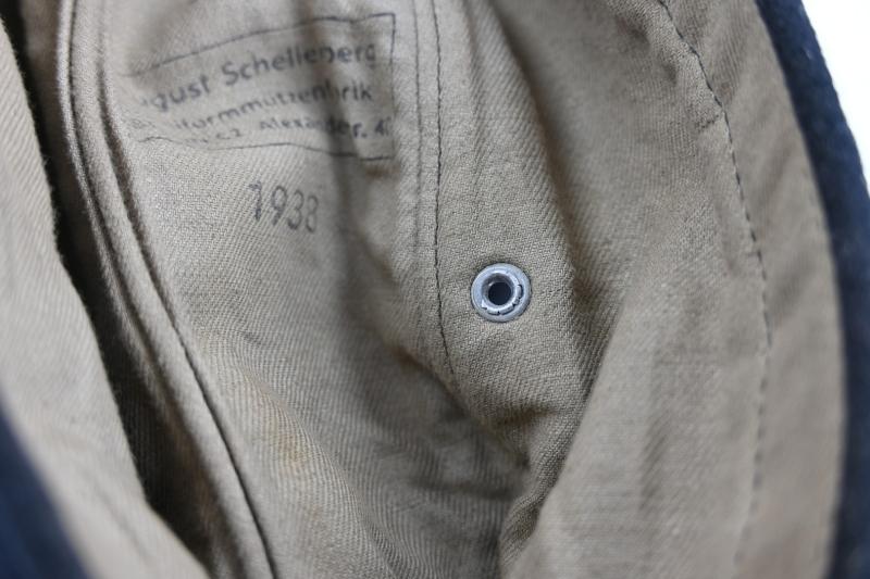 German WH Panzer Side Cap for Aufklärung/Reconnaissance Troops