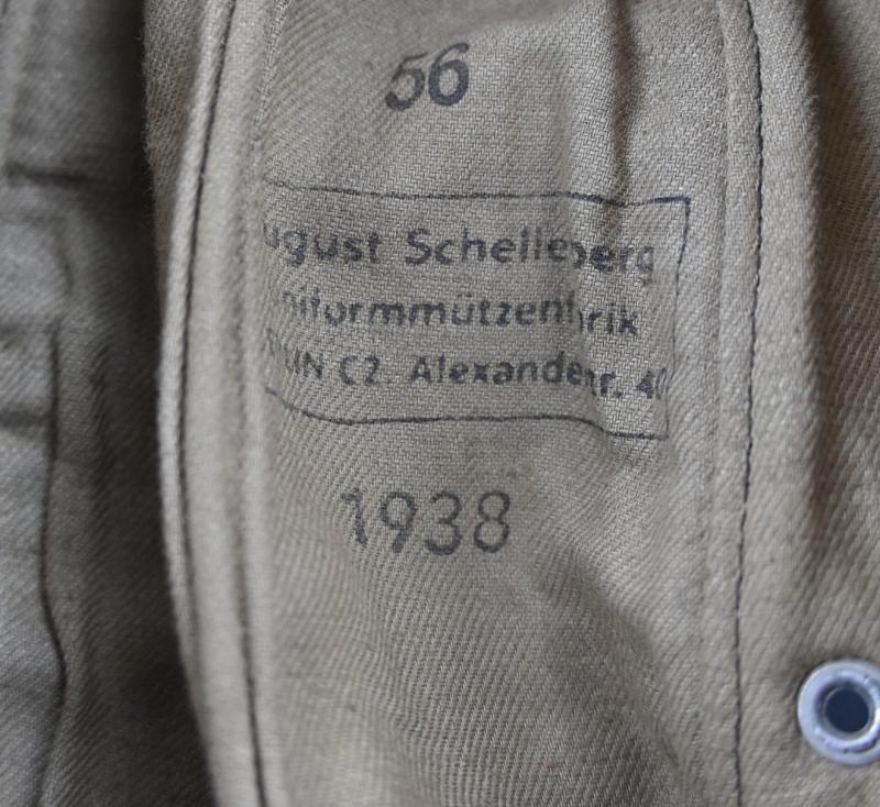 German WH Panzer Side Cap for Aufklärung/Reconnaissance Troops