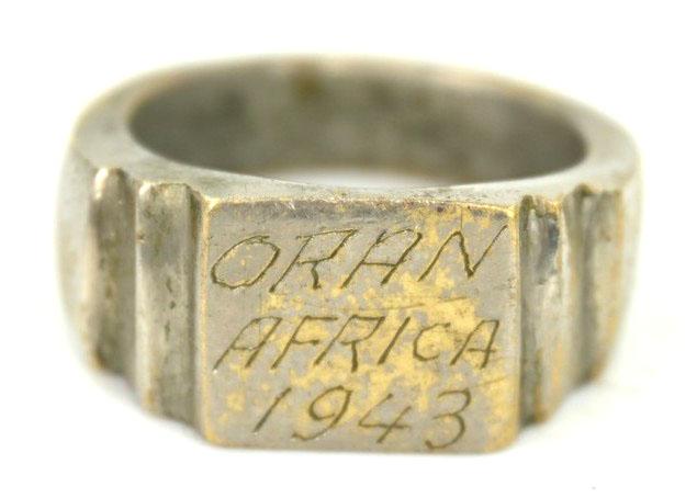 US WW2 Veteran Ring of Oran Africa 1943