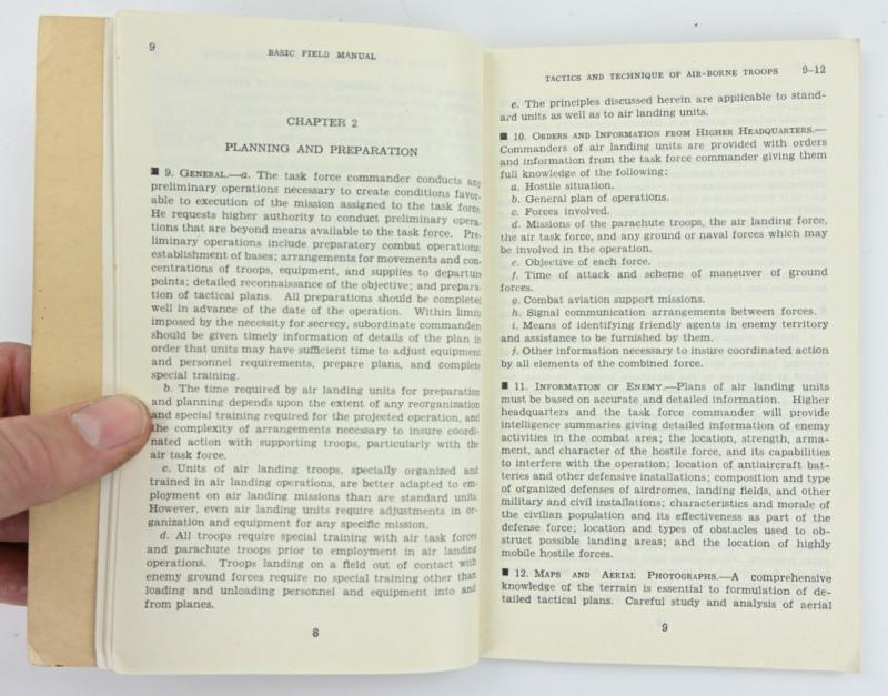US WW2 Airborne Troops Manual FM 31-30