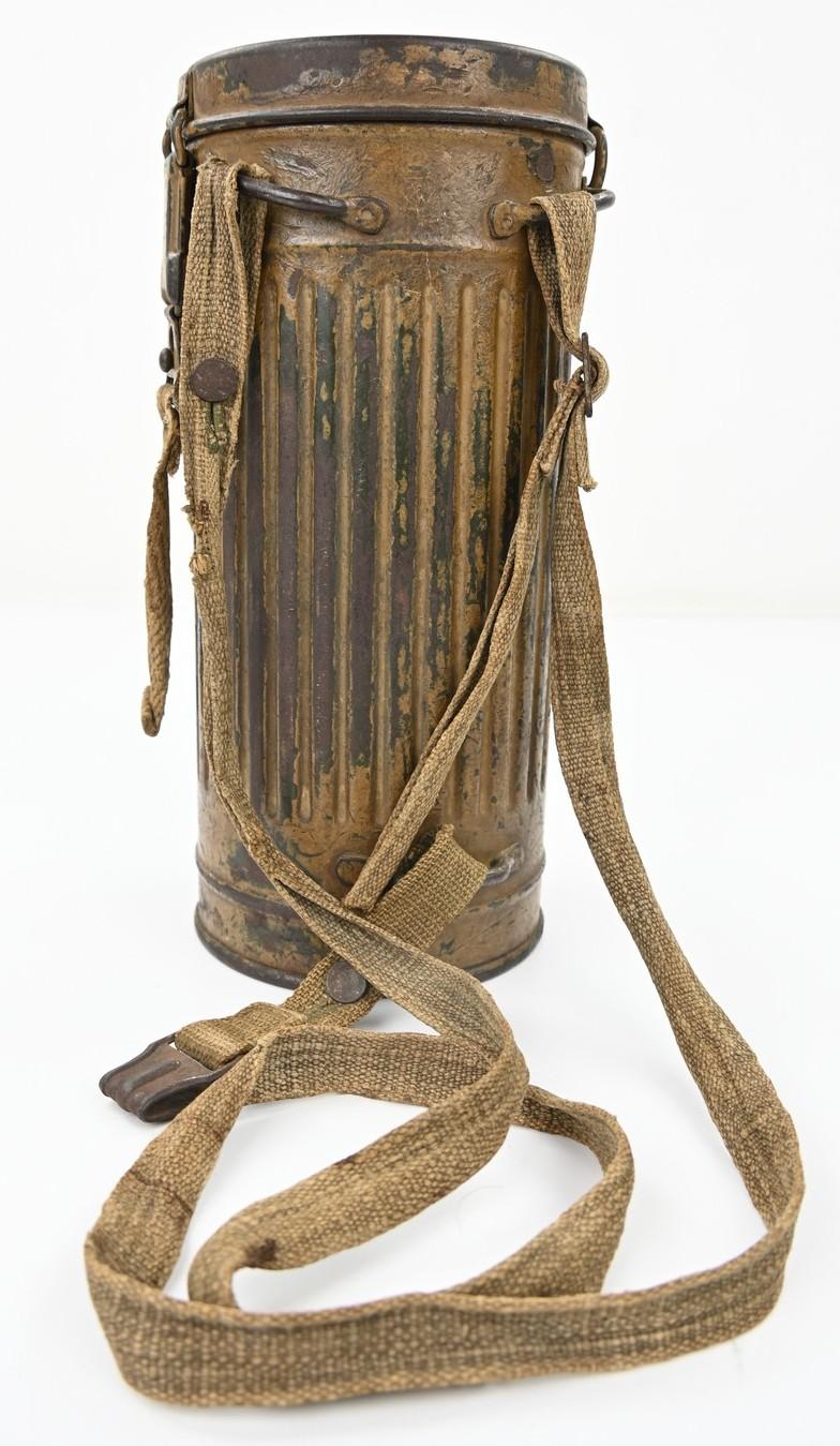 German WH M31 Tropical Camo Gasmask Set