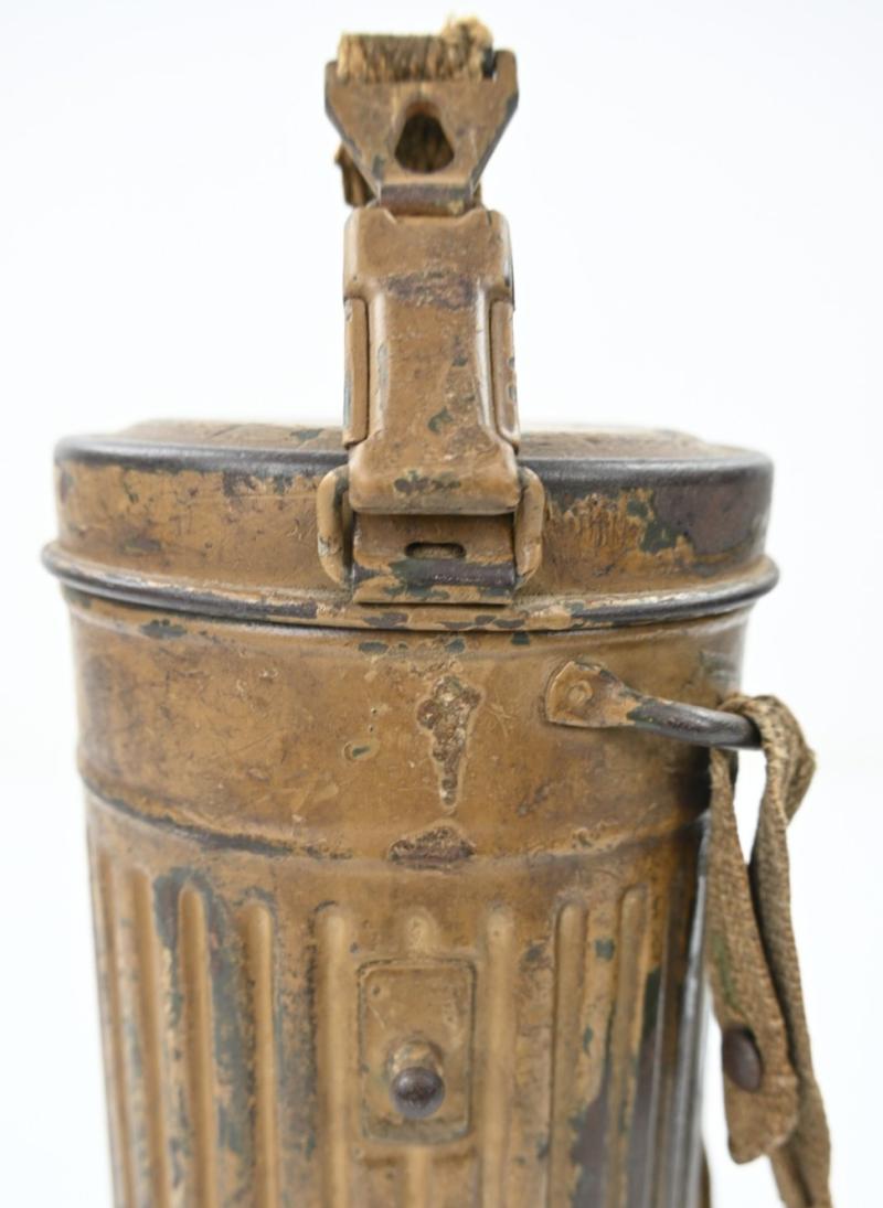 German WH M31 Tropical Camo Gasmask Set