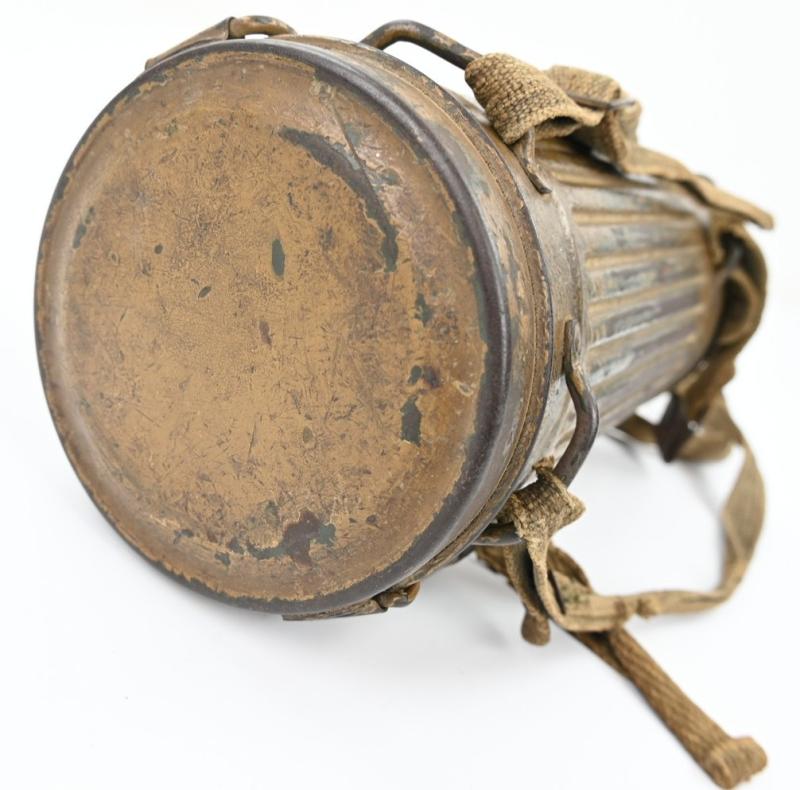 German WH M31 Tropical Camo Gasmask Set