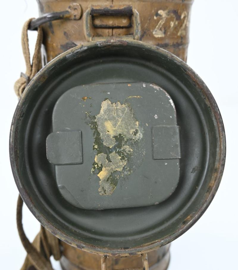 German WH M31 Tropical Camo Gasmask Set