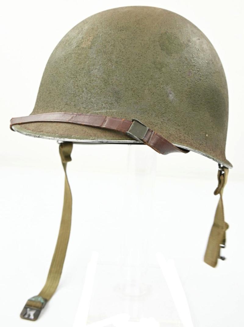 US WW2 Fixed bale Combat Helmet '1st Lieutenant'