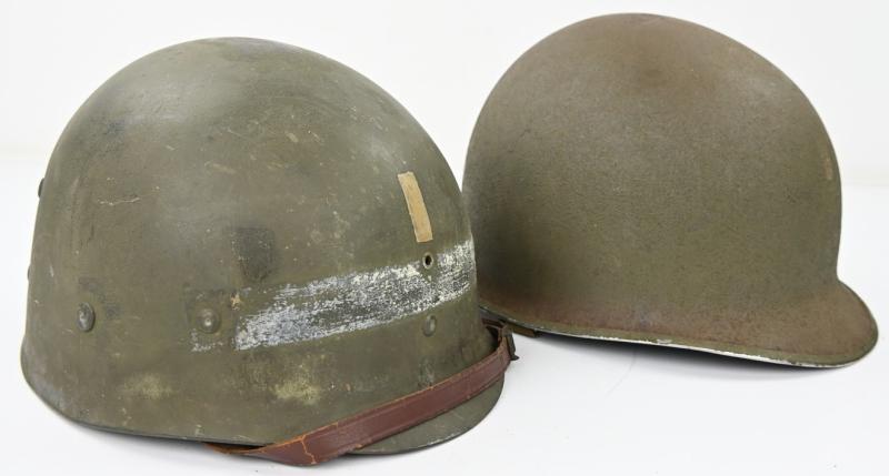 US WW2 Fixed bale Combat Helmet '1st Lieutenant'