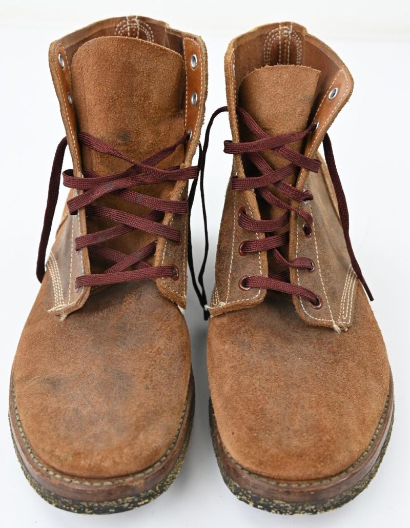 USN WW2 Service Boots 'Rough-Outs'