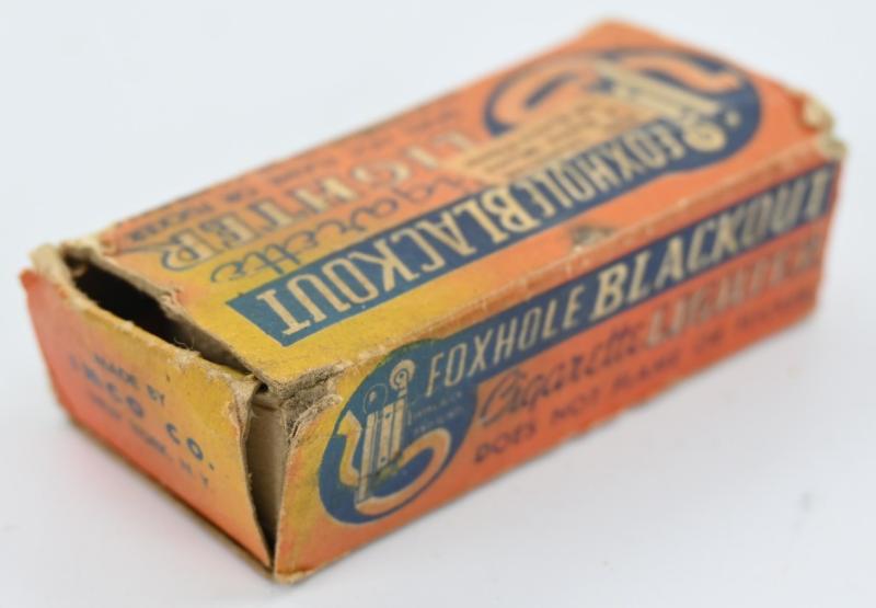 US WW2 Foxhole Black-Out Cigaret Lighter in box