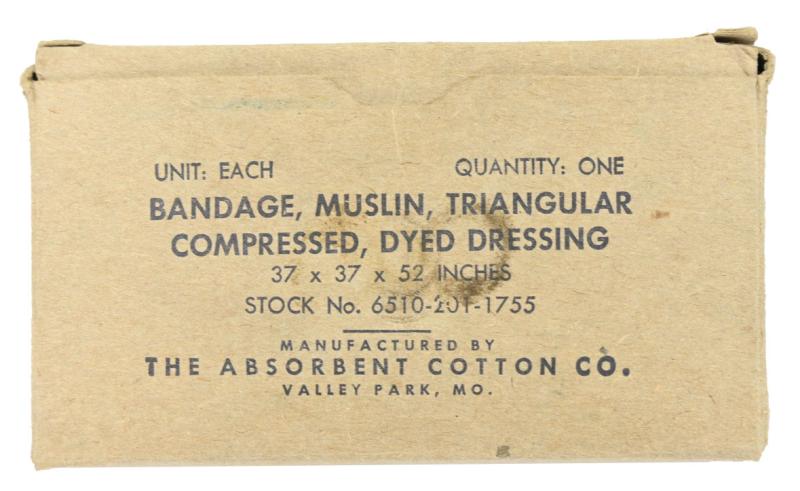 US Korean War Period First Aid Pack