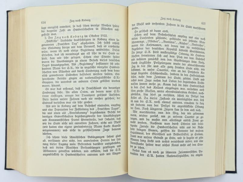 German Adolf Hitler Mein Kampf Book 1934