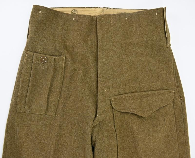 British WW2 P37 Battledress Trousers Serge.