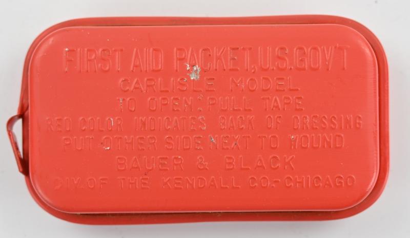 US WW2 M-1924 First Aid Pouch with First Aid Kit