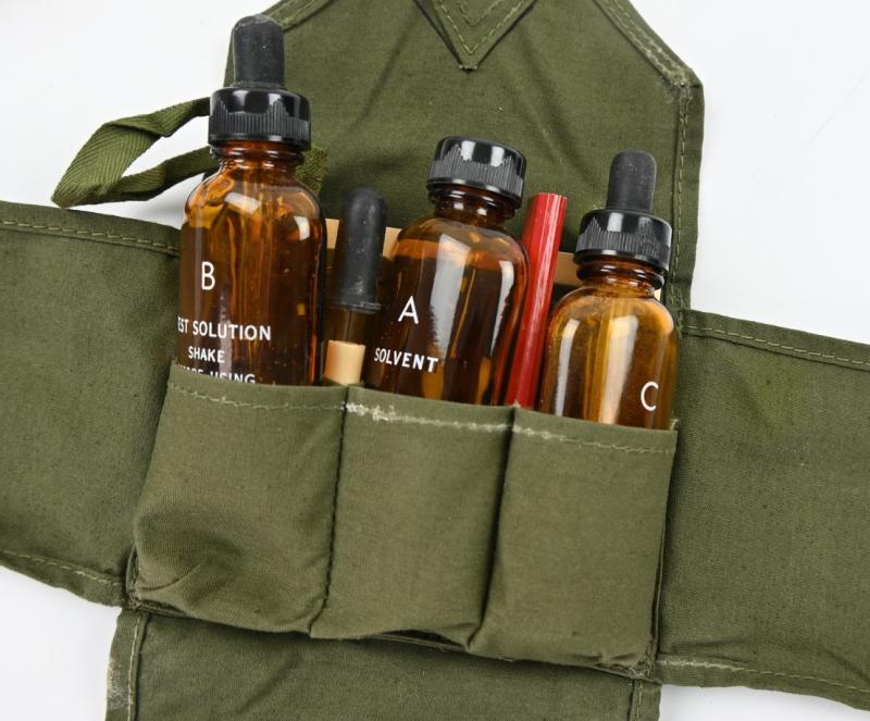 US WW2 Impregnite in Clothing Testing Kit Chemical Warfare