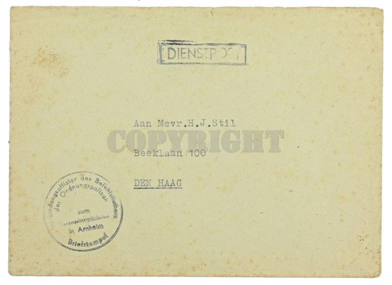 Dutch Waffen-SS KIA Letter 'Laurens Still' with extra