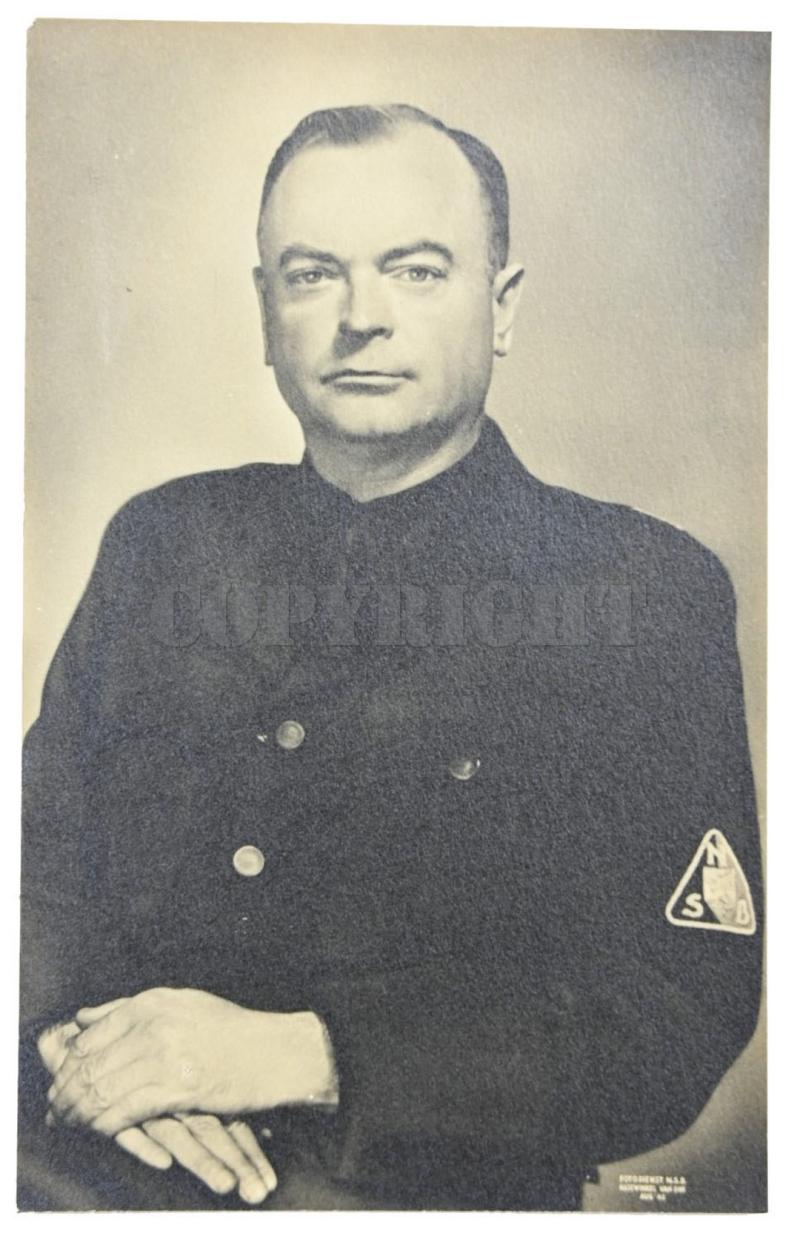 Dutch NSB Postcard 'Anton Mussert'