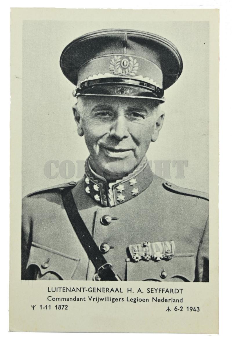 Dutch Legion Postcard 'Lt.General Seyffardt'