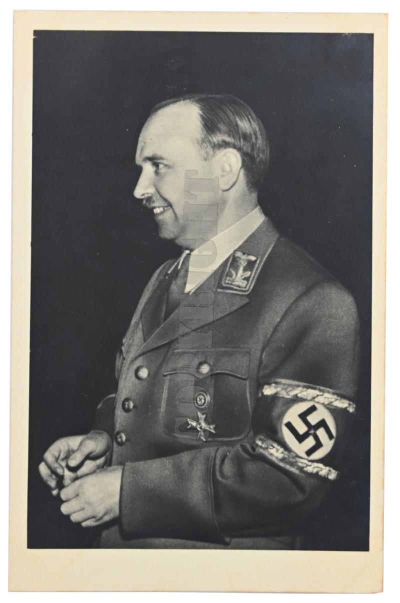 German NSDAP Postcard Generalkommissar 'Fritz Schmidt'