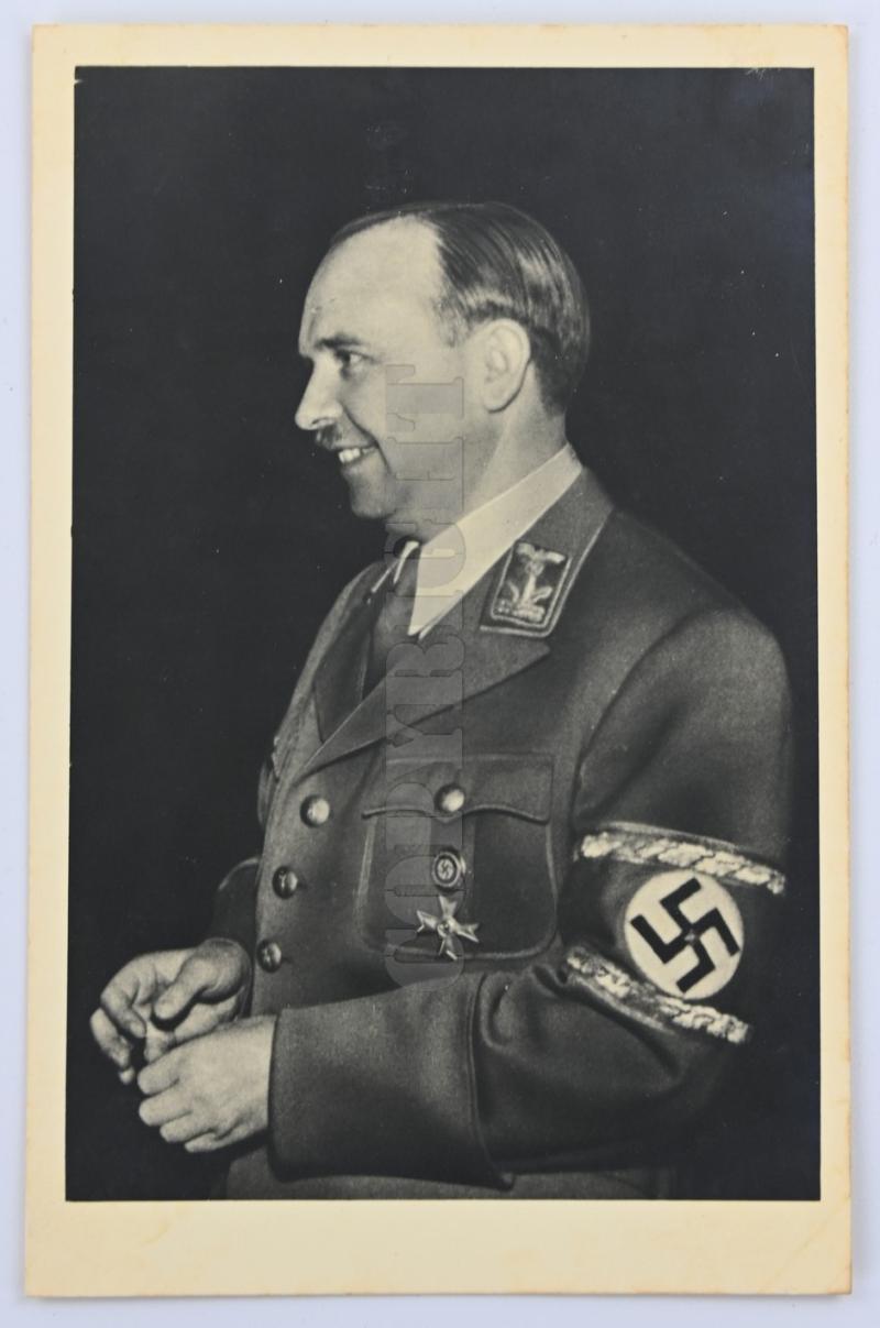 German NSDAP Postcard Generalkommissar 'Fritz Schmidt'