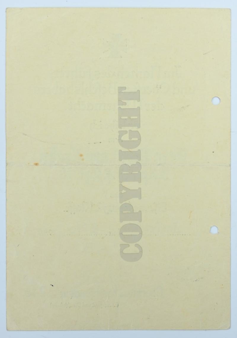 German WH Fallschirmjager Document Grouping 'Bernard Krahn' Inf.Rgt. 16 Holland