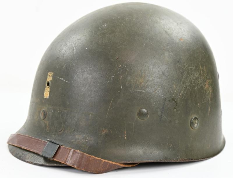 US WW2 M1 Helmet Liner '1st Lieutenant'