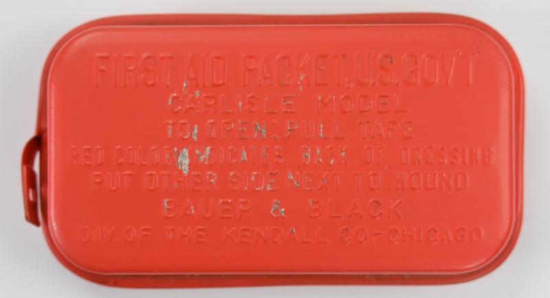US WW2 M-1924 First Aid Pouch with First Aid Kit