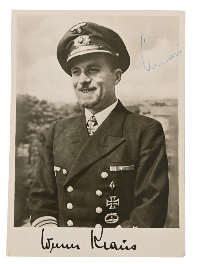 Signature of KM Knight's Cross Recipient 'Hans-Werner Kraus'