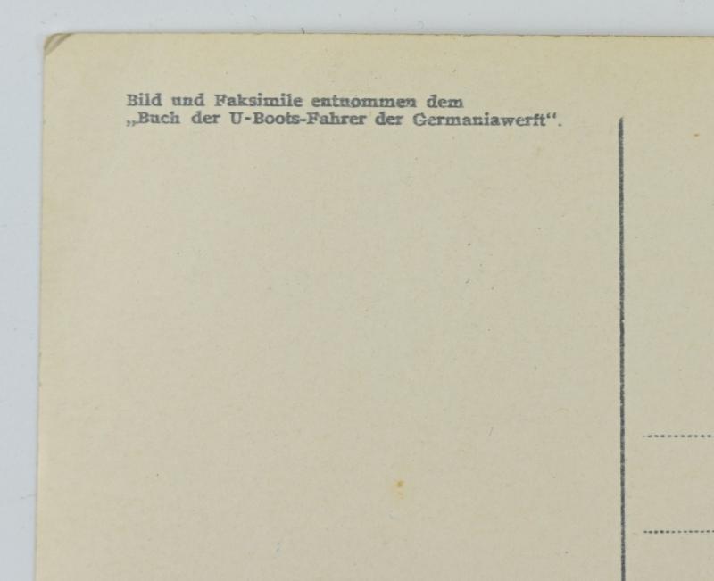 Signature of KM Knight's Cross Recipient 'Hans-Werner Kraus'