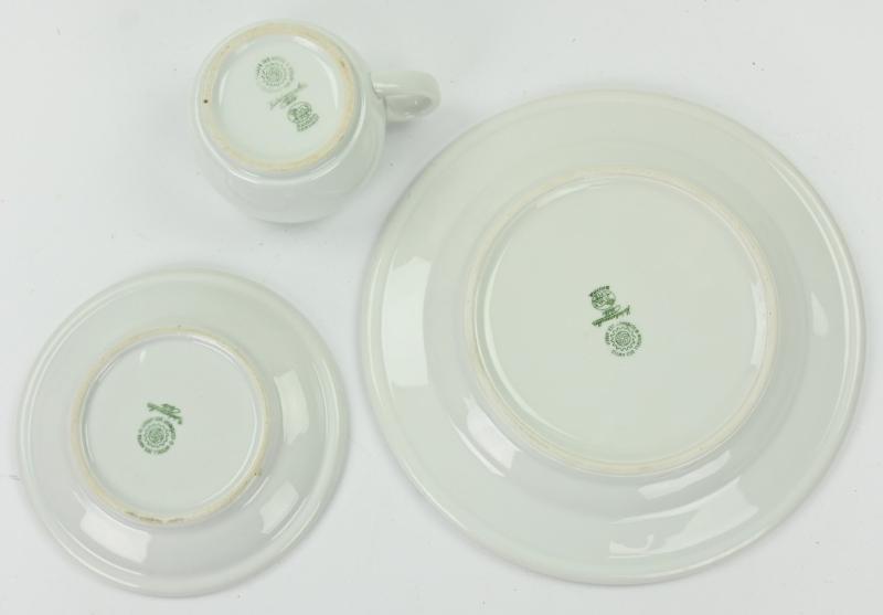 German Third Reich Period 'IG Farben' Canteen Porcelain