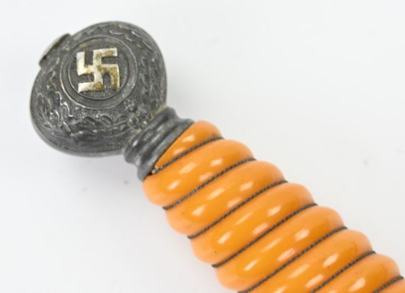 German LW Dagger and Hanger Gold plated