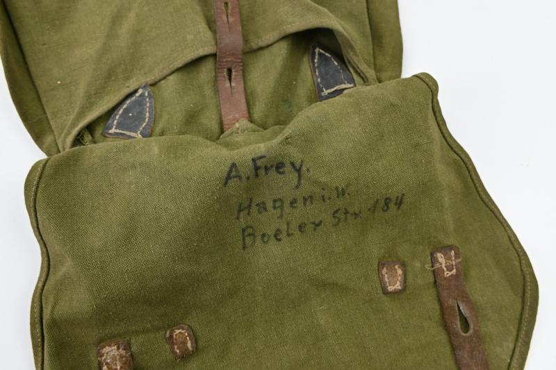 German WH Named & Matching Equipment Set