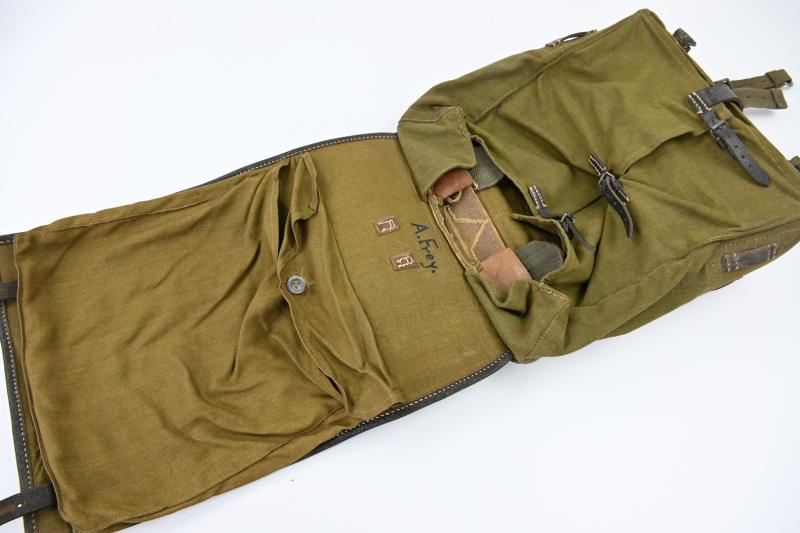 German WH Named & Matching Equipment Set