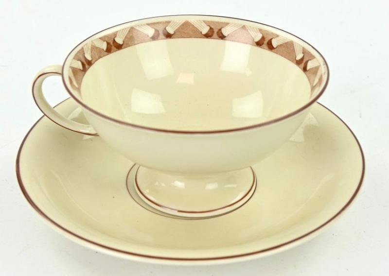 German LW Flak Porcelain Cup & Saucer Set 'Christmas 1943'