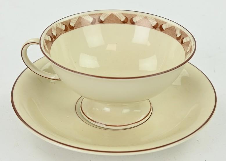 German LW Flak Porcelain Cup & Saucer Set 'Christmas 1943'