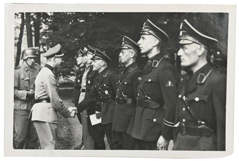 Dutch SS Press Photo 'Recipient of the SS-Sportteeken'