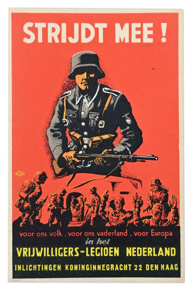 Dutch Waffen-SS Postcard 'Freiwillige Legion Niederlande'