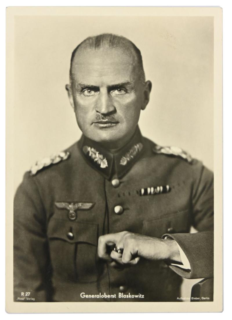 German WH Postcard 'Generaloberst Blaskowitz'