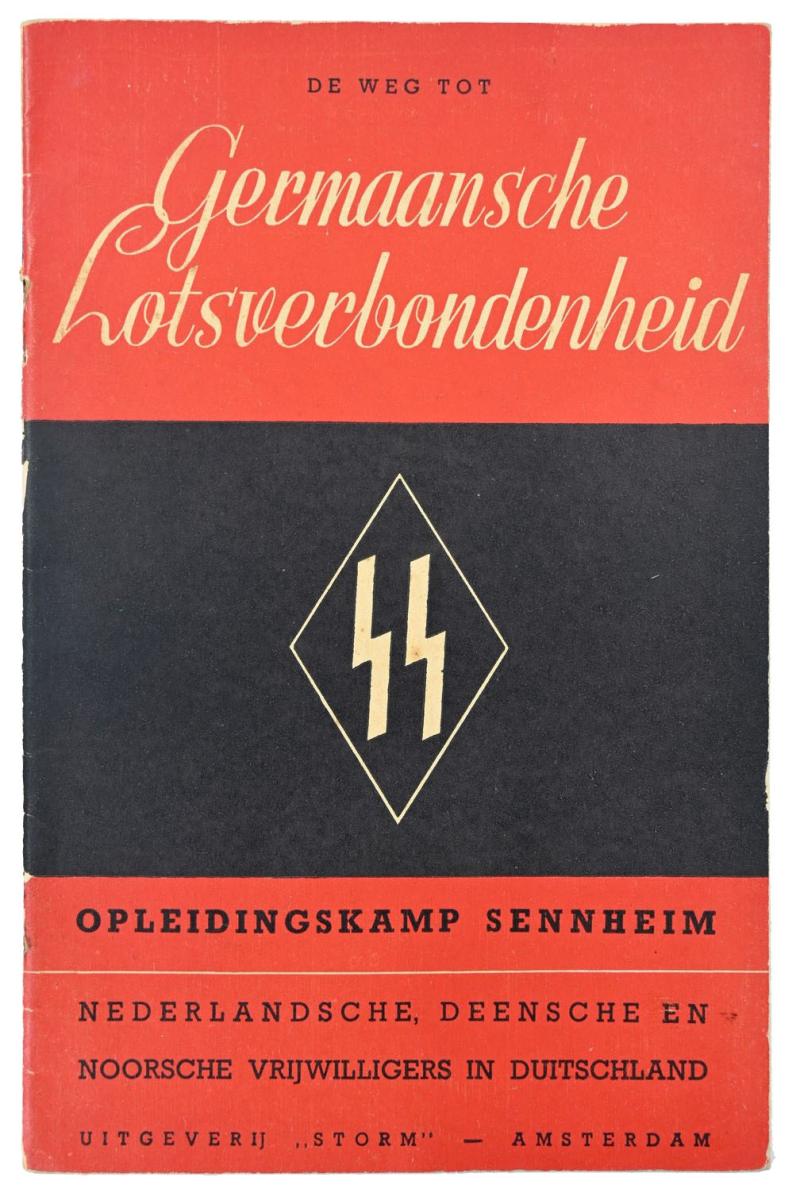 Dutch SS Recuitment booklet 'De Weg tot Germaansche Lotsverbondenheid Opleidingskamp Sennheim'