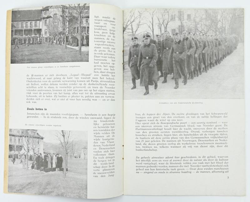 Dutch SS Recuitment booklet 'De Weg tot Germaansche Lotsverbondenheid Opleidingskamp Sennheim'