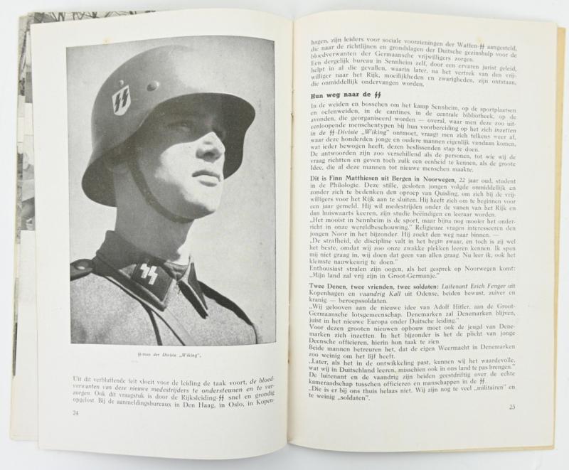 Dutch SS Recuitment booklet 'De Weg tot Germaansche Lotsverbondenheid Opleidingskamp Sennheim'