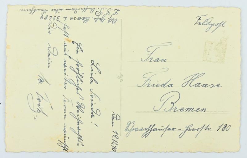 German Christmas Card 1940 Holland