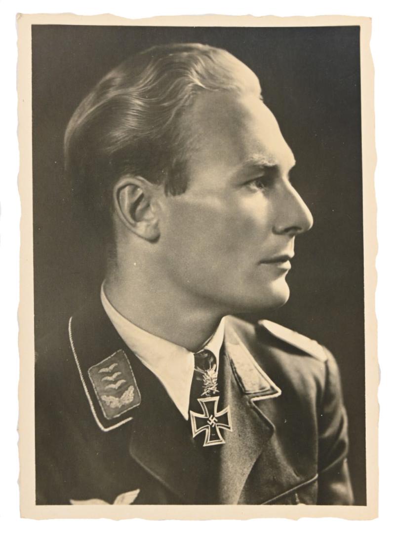 German LW Portrait Postcard 'Major Baumbach'