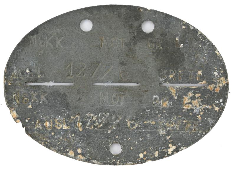 German NSKK Dog-Tag 'Dutch Member'