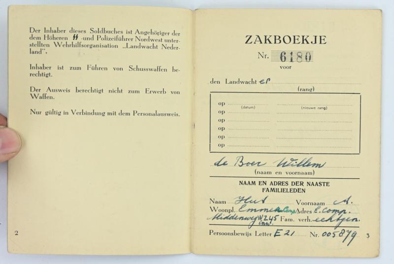 Dutch Soldbuch