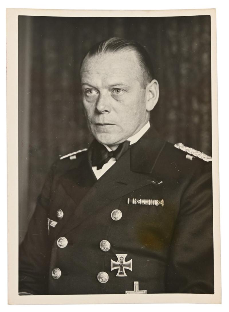 German KM Portrait Picture/ Press Photo Korvettenkapitän Kurt Besthorn