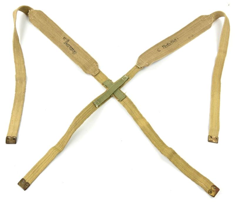 British WW2 Webbing straps 1943